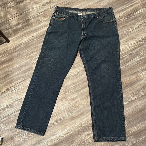 Carhartt Men’s Fire Retardant 42x32 work jeans - Picture 2 of 8